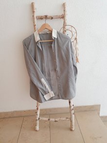 Graue Bluse von Zara