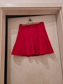 Roter Minirock aus Wolle Gr. 36 von Boden :)