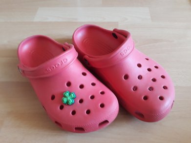 Rote Crocs Original neuwertig