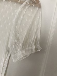 For Love and Lemons weisses Maxi Kleid ohne Slip