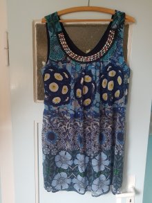 Sommerkleid mit Unterrock Gr. 42 von Desigual