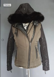 Dicke gefütterte Winterjacke