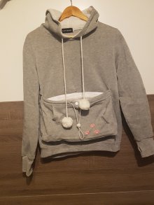 Pulli mit Tasche für Katzen